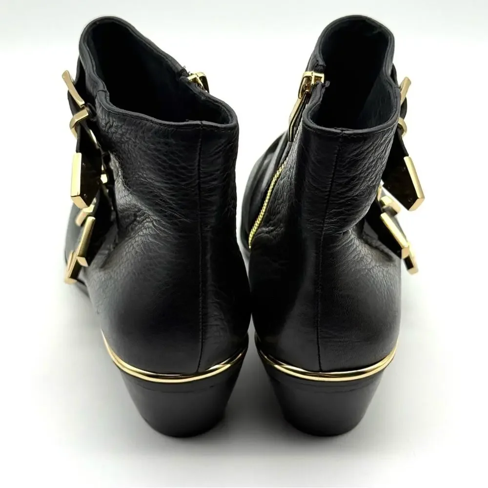 Vince Camuto Tipper Belted Buckle Western Bootie 9